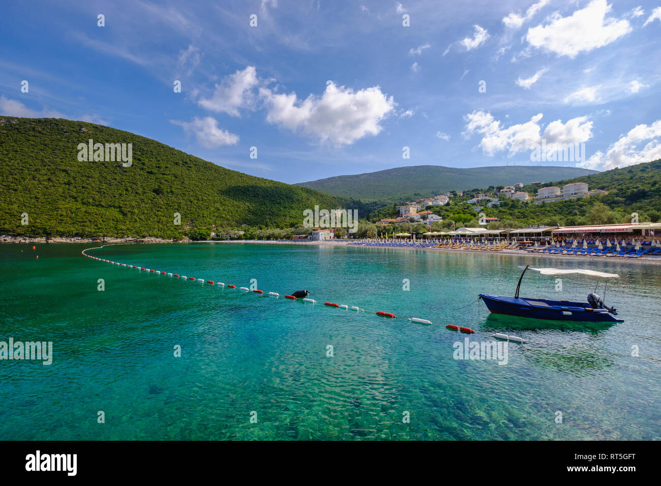 Montenegro, Bay of Kotor, Peninsula Lustica, Zanjice beach Stock Photo