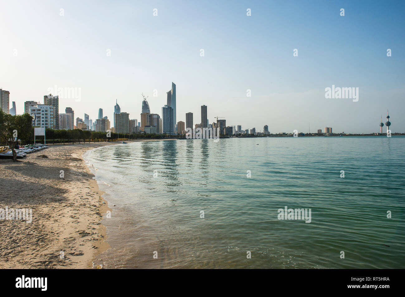 Arabia, Kuwait, Kuwait City, beach Stock Photo