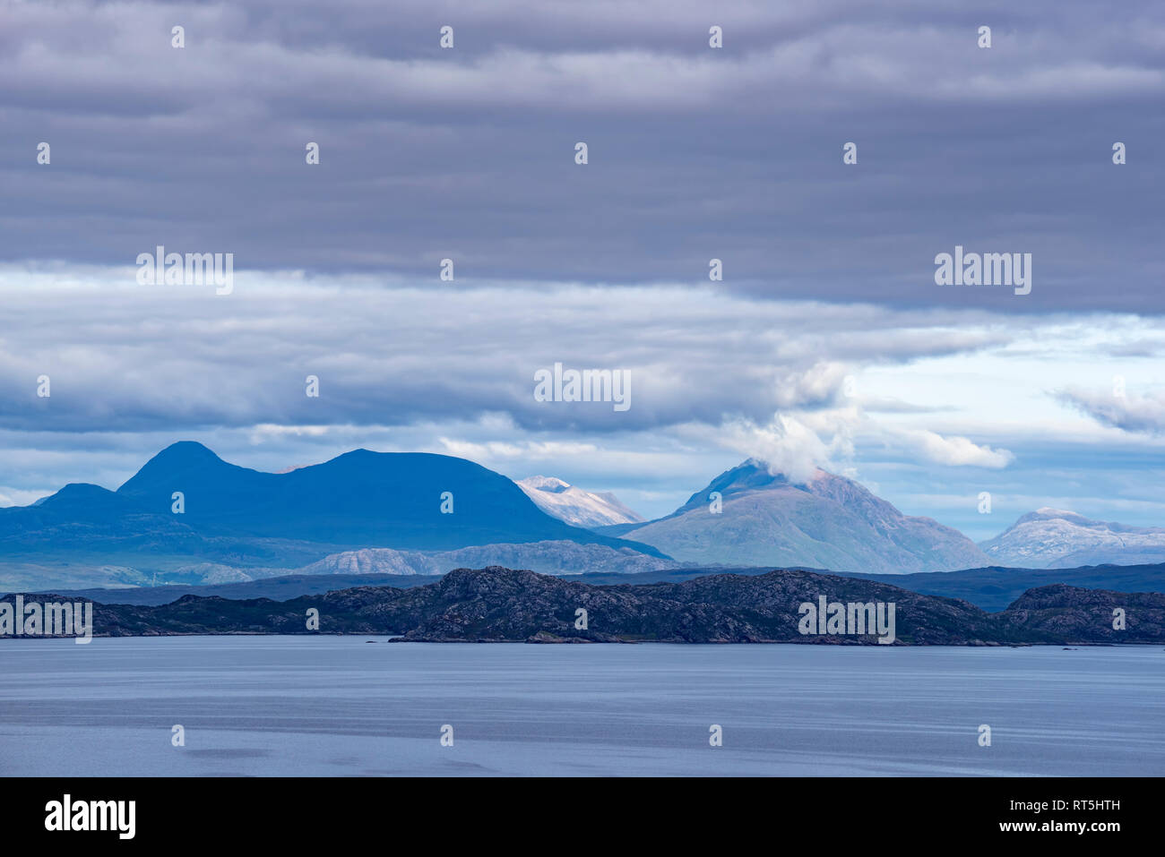 United Kingdom, Scotland, Highland, cloud mood Stock Photo