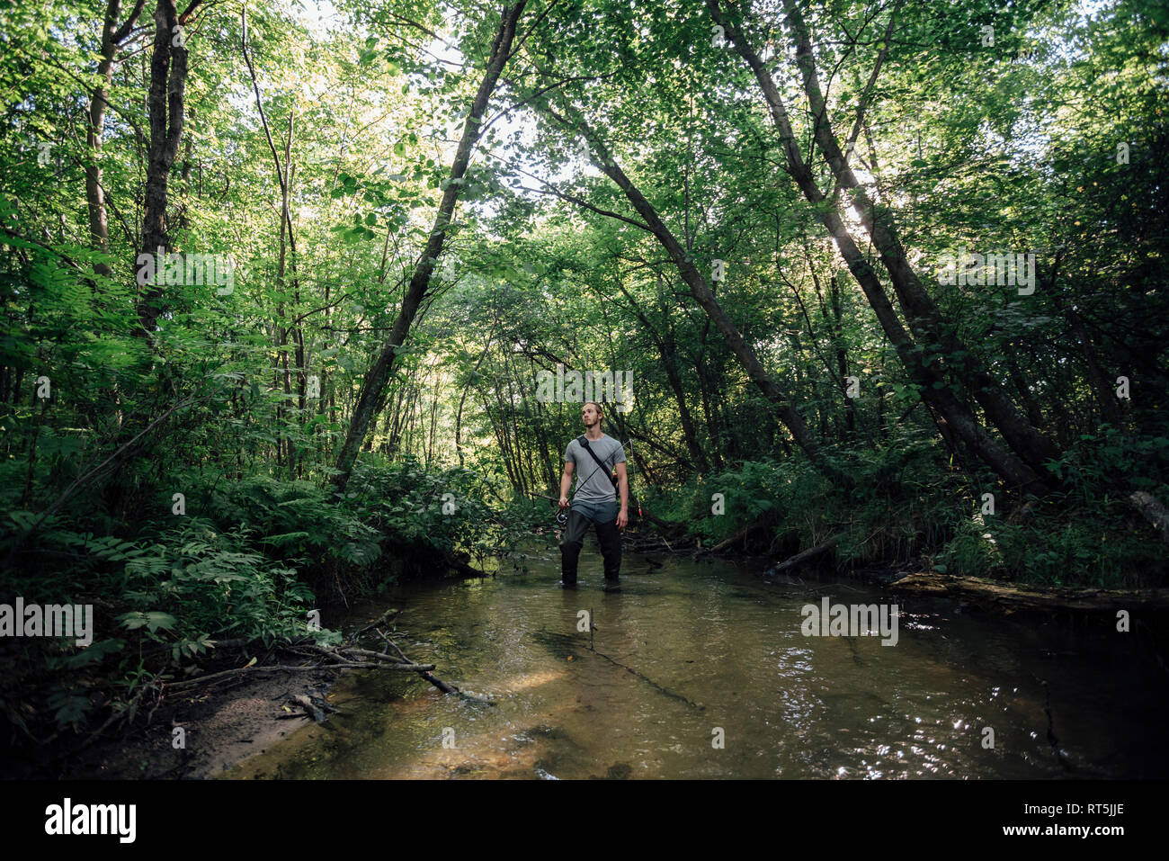 Fishing poles standing hires stock photography and images Alamy