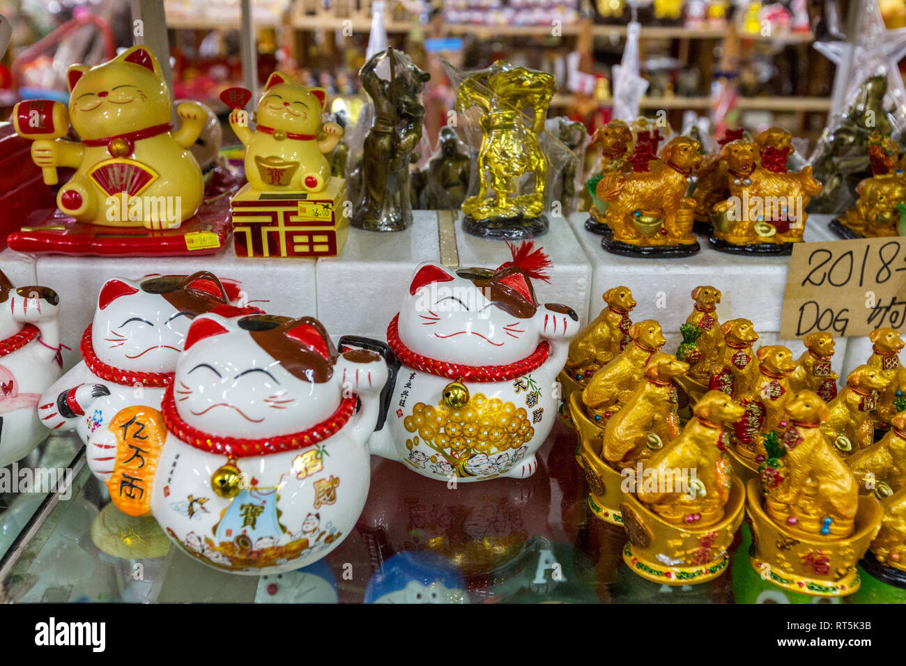 Souvenirs in Kek Lok Si Buddhist Temple Gift Shop, Town, Penang