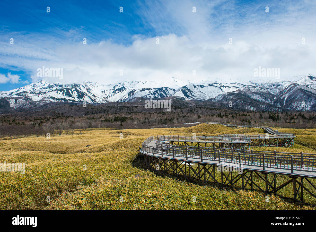 Boardwalk shiretoko goko lakes area hi-res stock photography and images ...