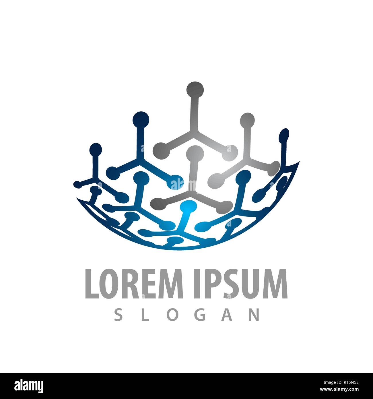 logo concept design. abstract technology. Symbol graphic template ...