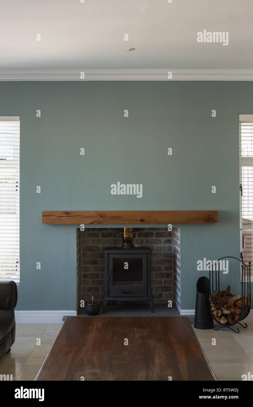 Grey White Fireplace High Resolution Stock Photography and Images - Alamy