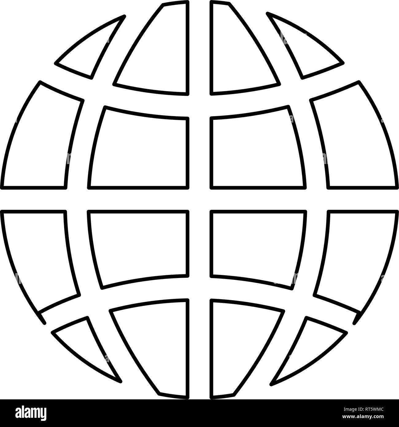 World Globe Black and White Stock Photos & Images - Alamy