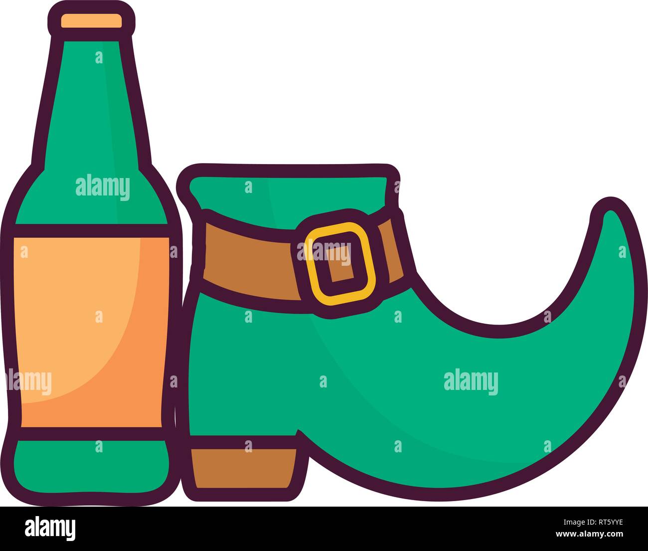 Boot Shaped Beer Glasses Filled with Frothy Lager Stock Image - Image of  advertising, garden: 75516965
