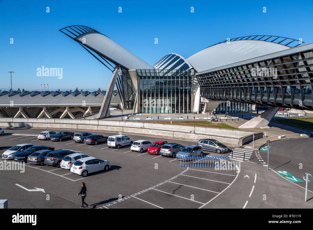 international airpor Saint-Exupéry, Lyon France Rhône-Alpes, France Stock Photo