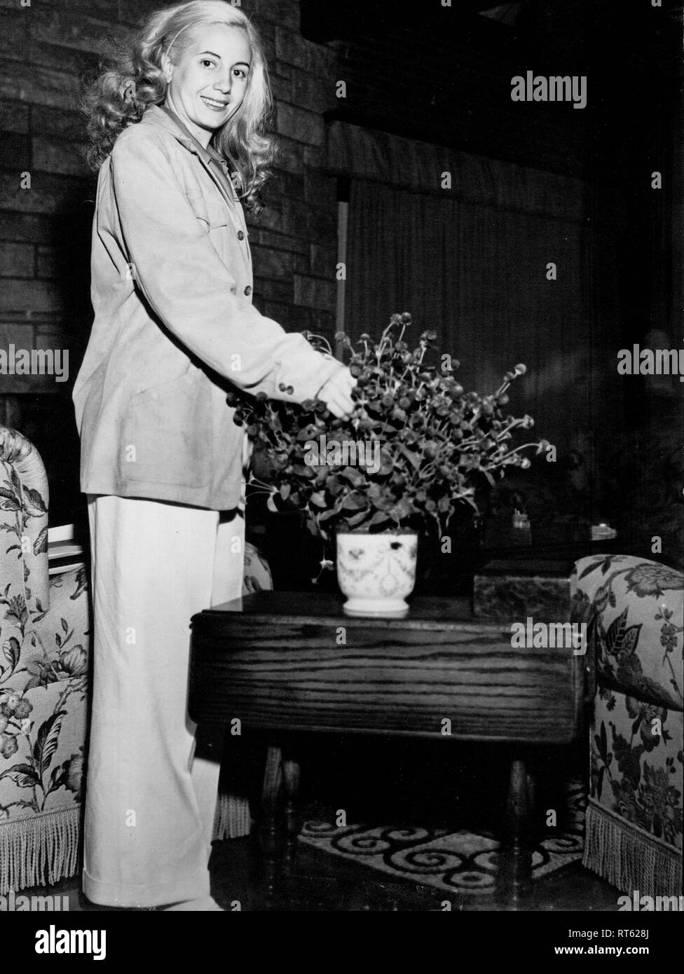 Eva Peron, former Argentinian First Lady and political leader Stock Photo