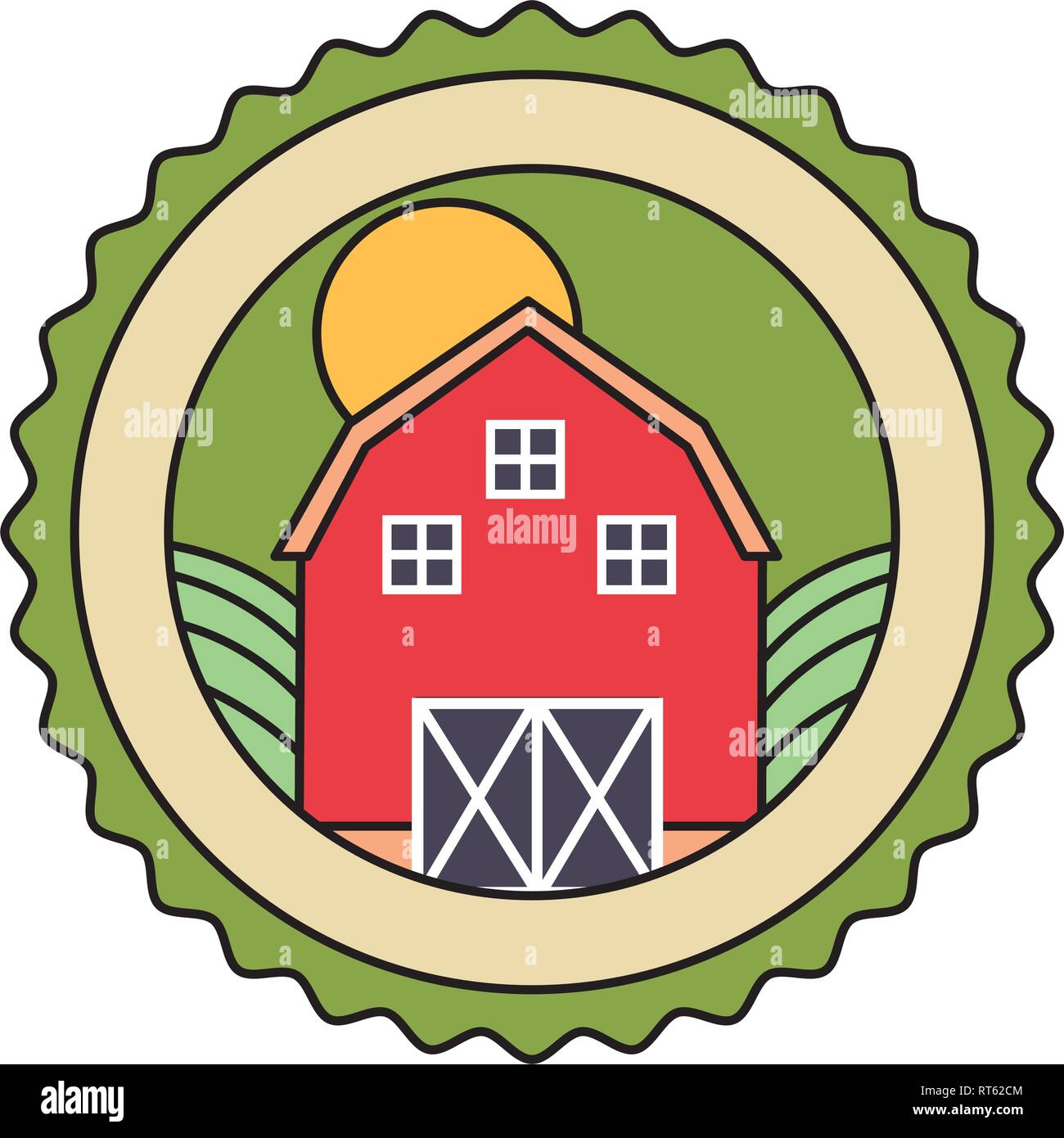 barn farm fresh Stock Vector Image & Art - Alamy