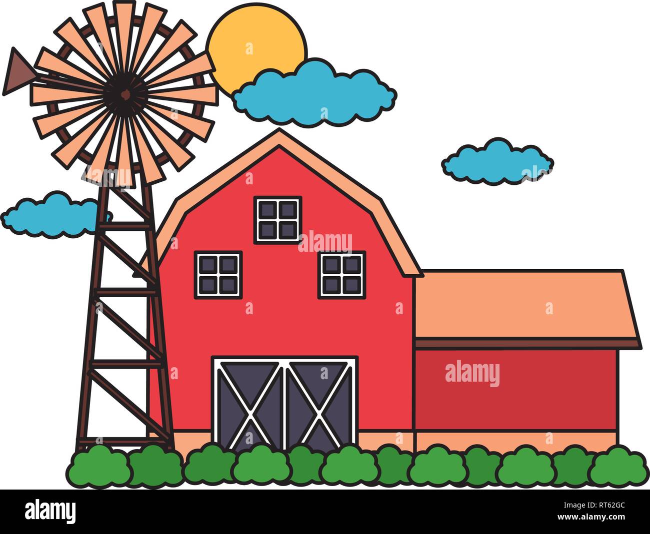 barn farm fresh Stock Vector Image & Art - Alamy