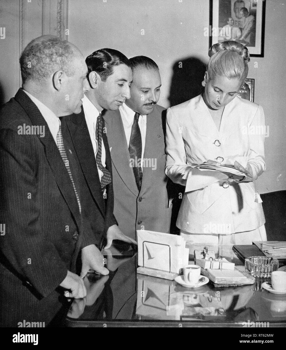 Eva Peron, former Argentinian First Lady and political leader Stock Photo