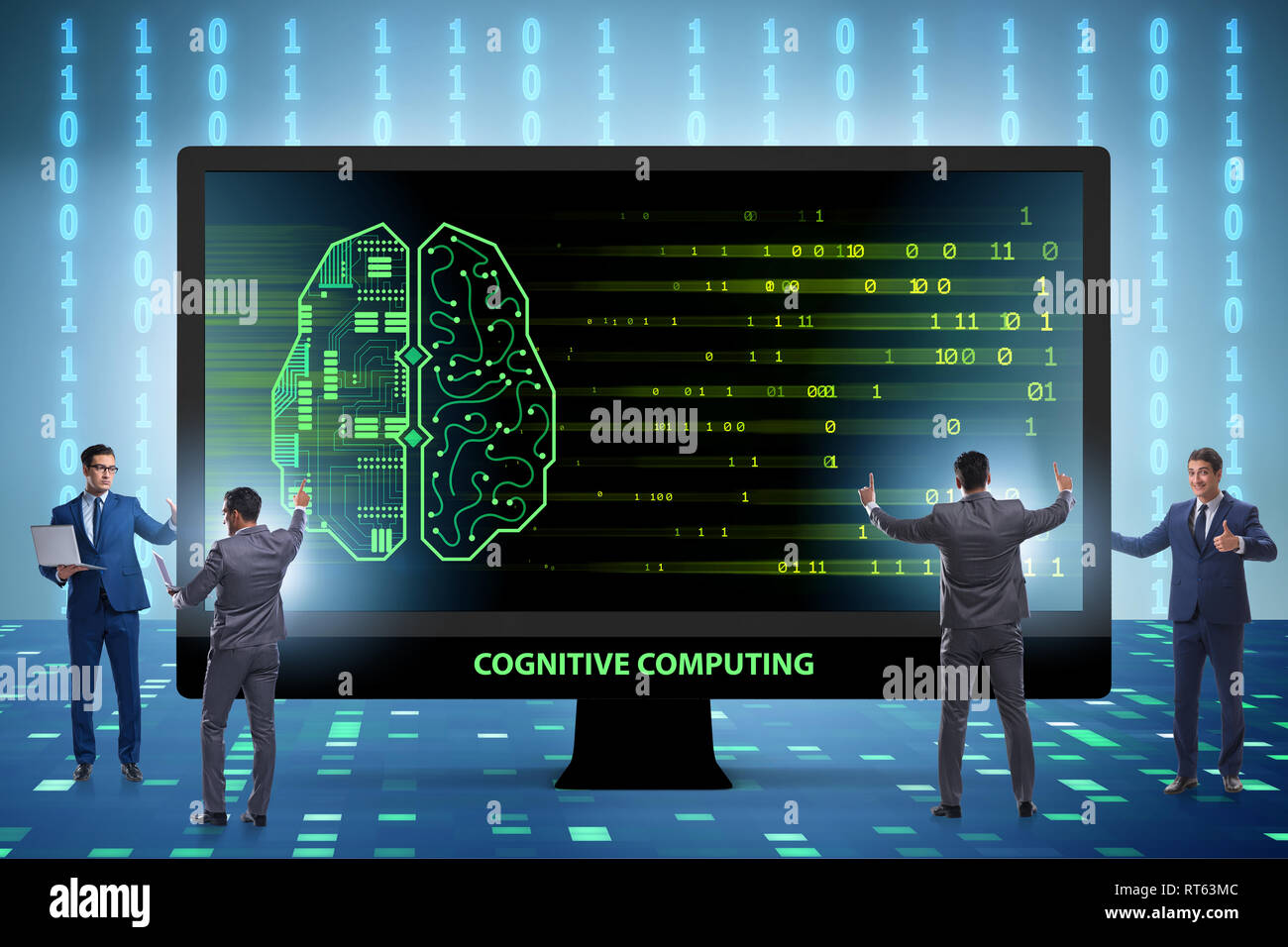 Cognitive computing and machine learning concept Stock Photo - Alamy
