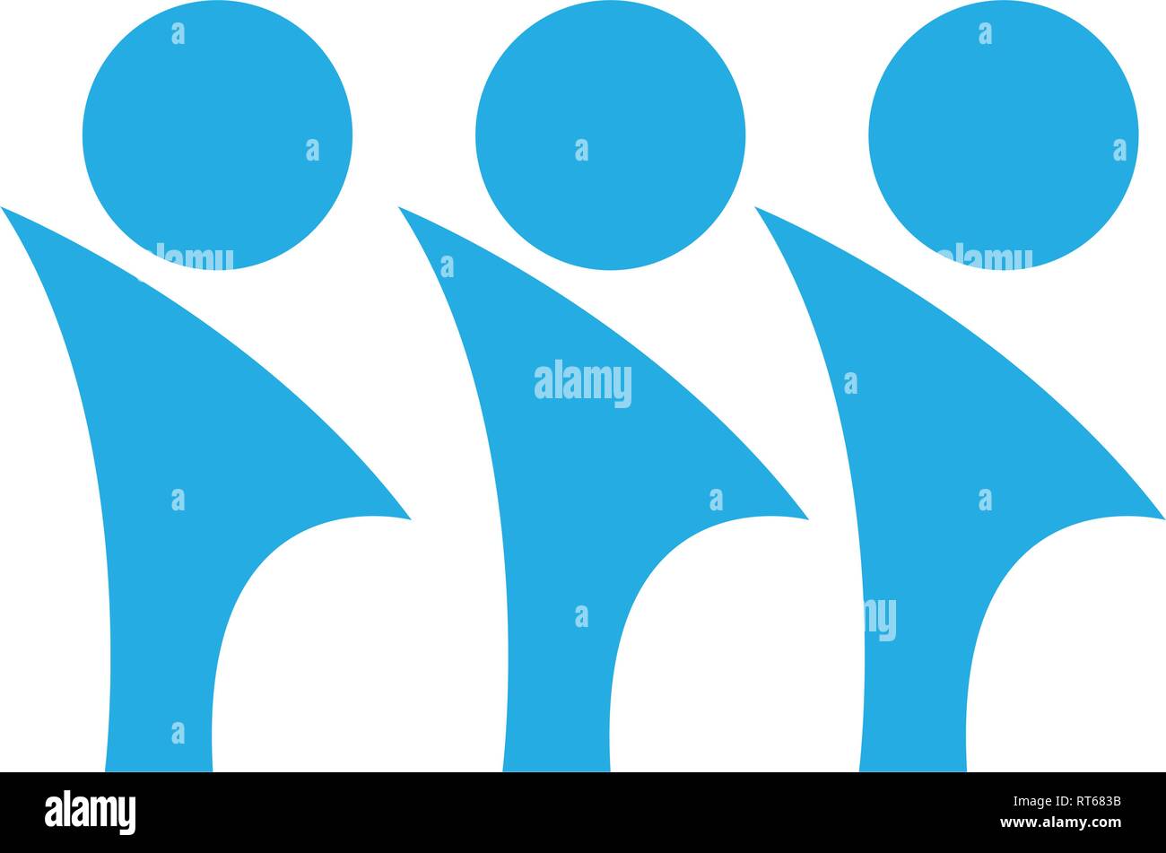 Isolated teamwork icon Stock Vector Image & Art - Alamy