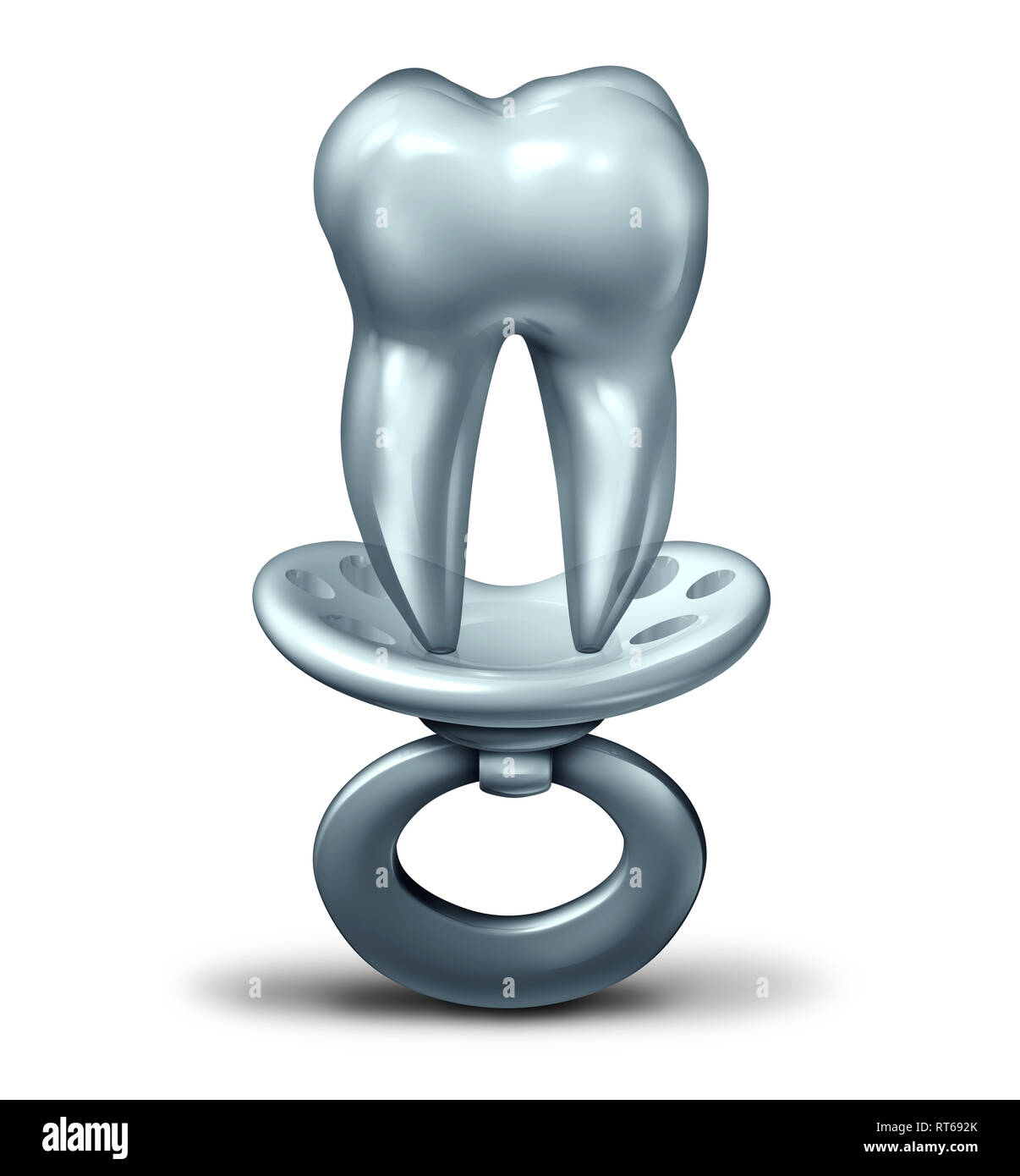 Baby teeth pacifier Cut Out Stock Images & Pictures - Alamy