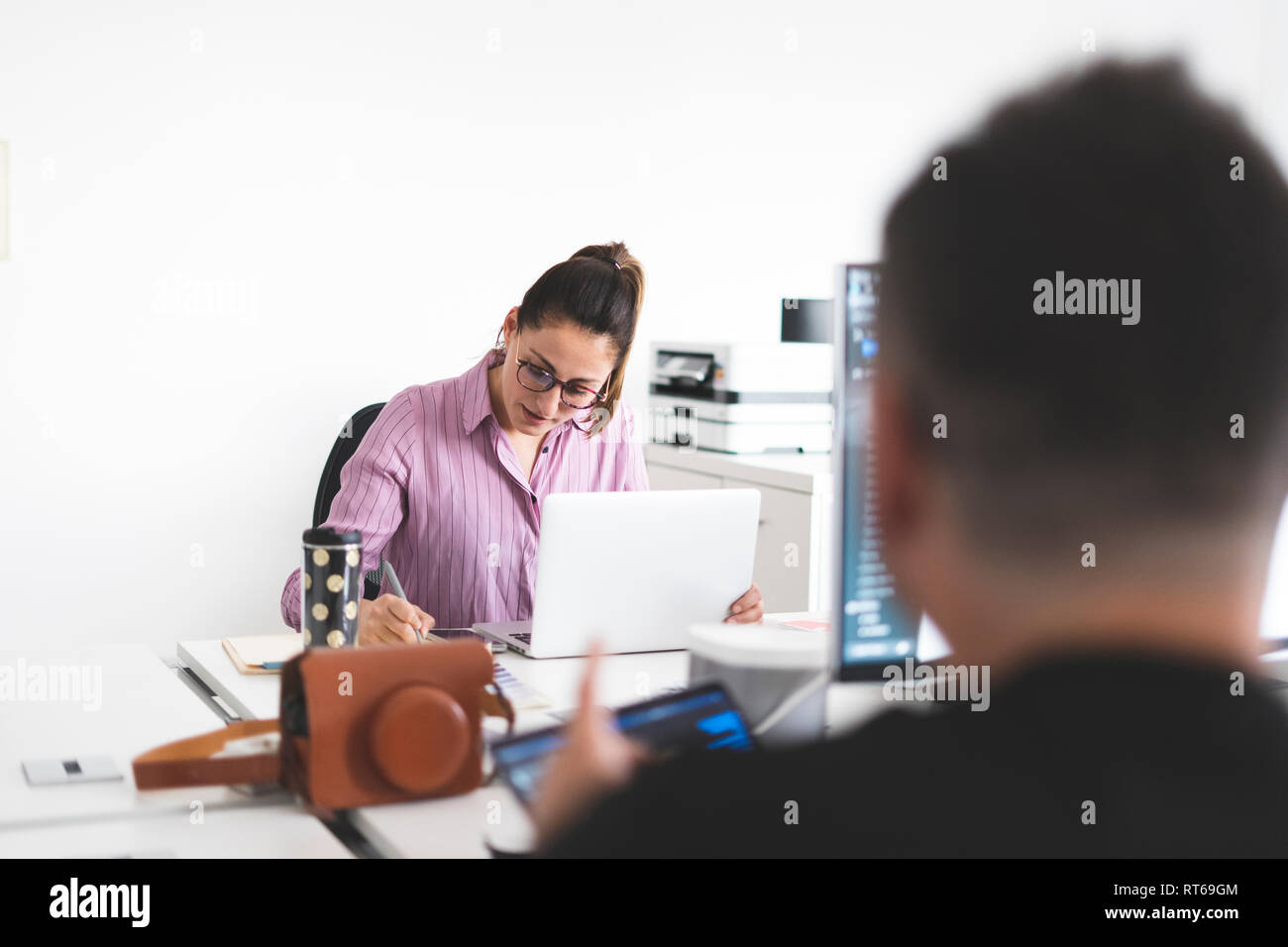 Designers working in office Stock Photo