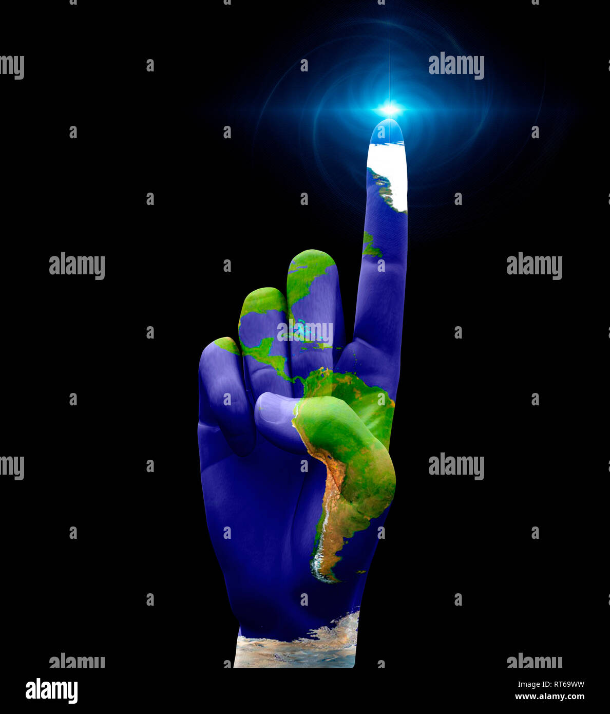 Pointing to the south pole hi-res stock photography and images - Alamy