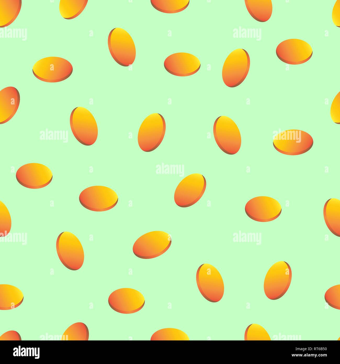 Vector backdrop with small golden elements. Seamkess texture. EPS 10 Stock Vector