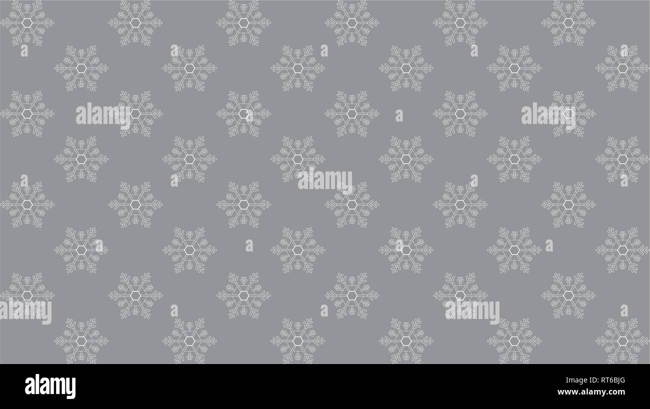 Vector seamless texture with snowflakes. Flat style. EPS 10 Stock ...