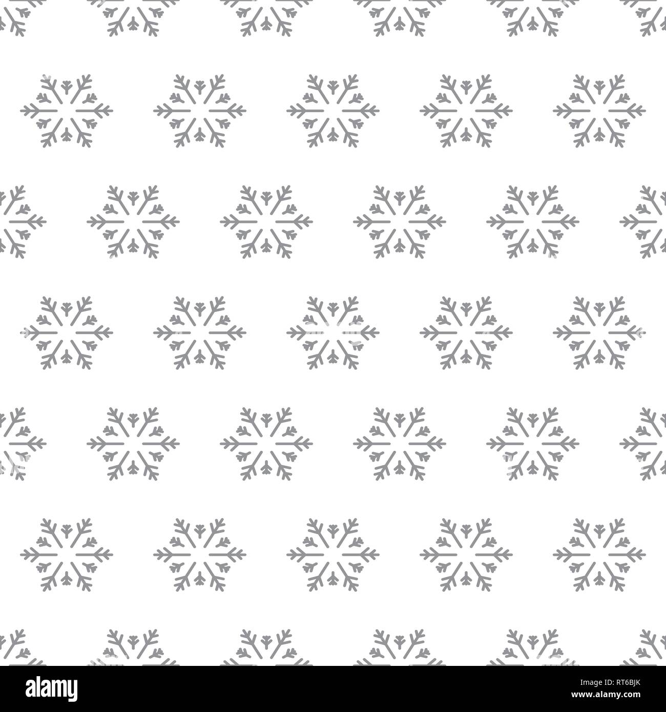 Vector seamless texture with snowflakes. Flat style. EPS 10 Stock ...