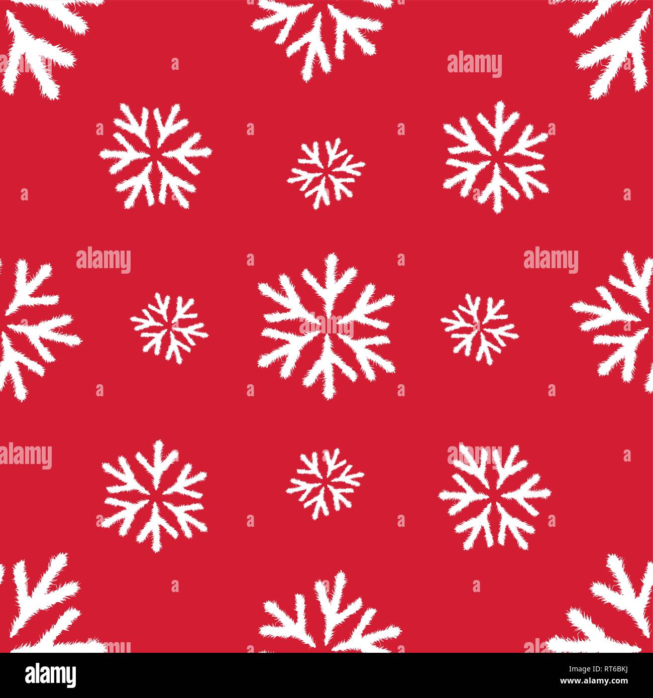 Vector seamless pattern with snowlakes. Christmas background. EPS 10 Stock Vector