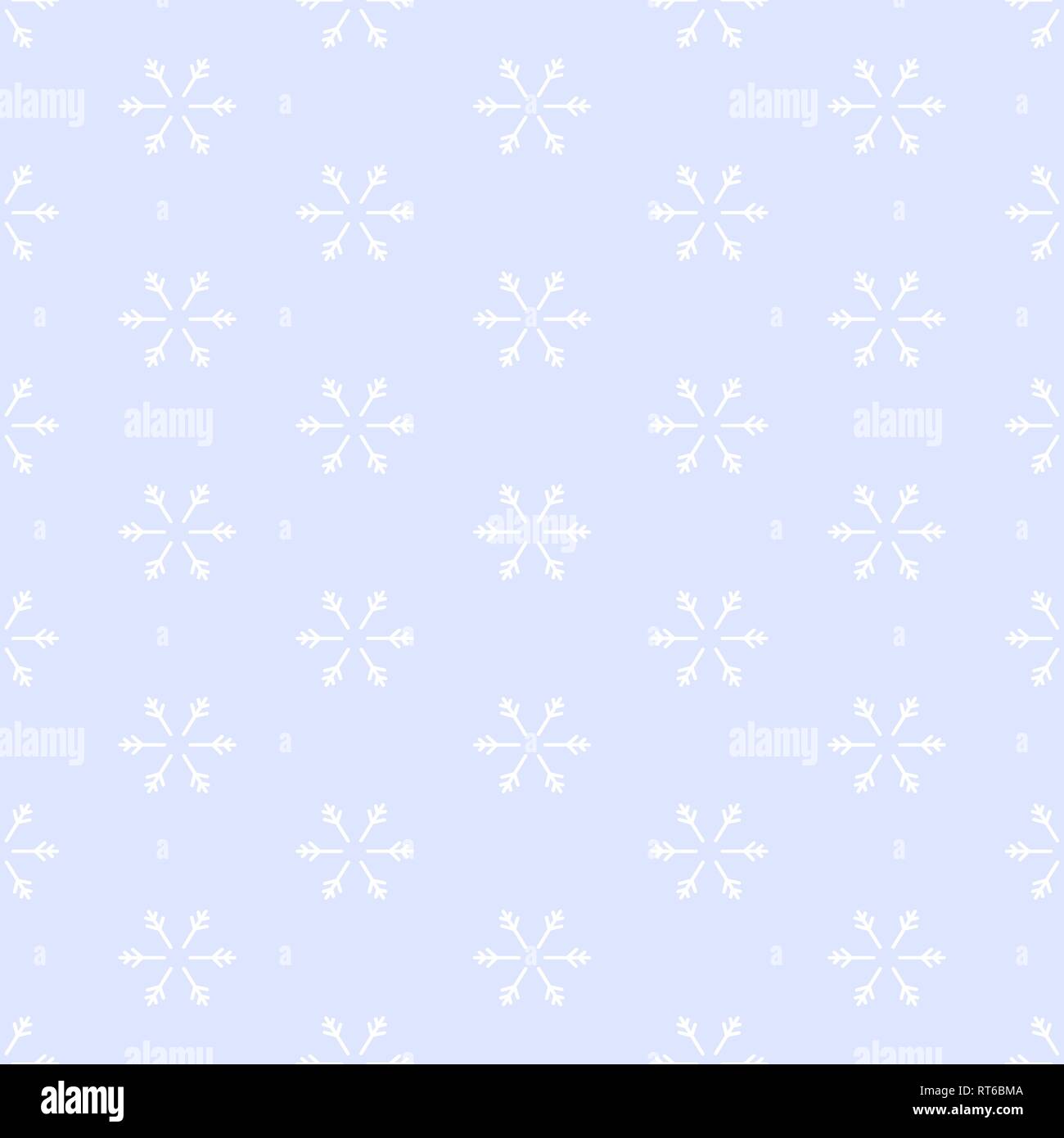 Vector seamless pattern with snowlakes. Christmas background. EPS 10 Stock Vector