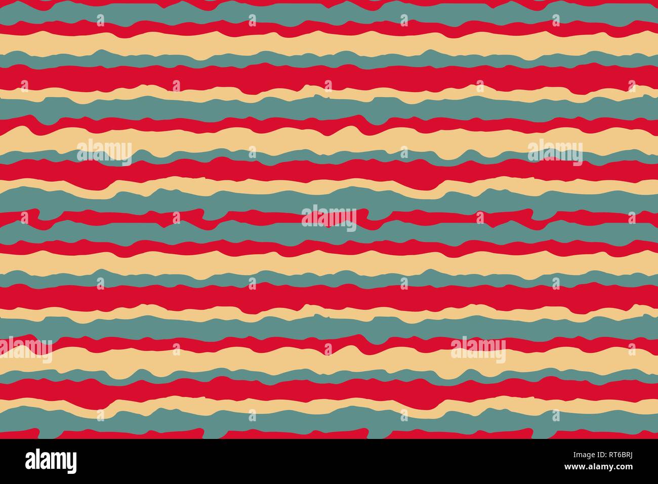 Abstract rendy horizontal background with geometric wavy texture. EPS 10 Stock Vector