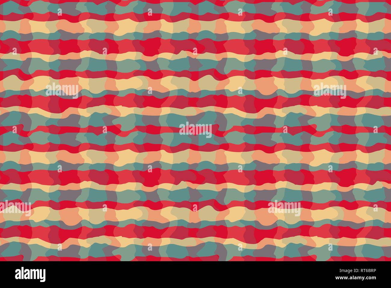 Abstract rendy horizontal background with geometric wavy texture. EPS 10 Stock Vector