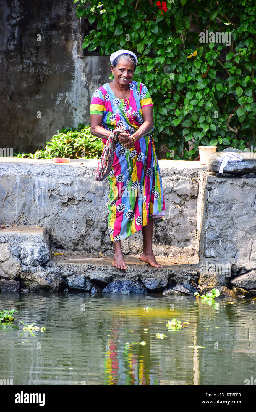 Kerala Backwater, Kerala, India Stock Photo