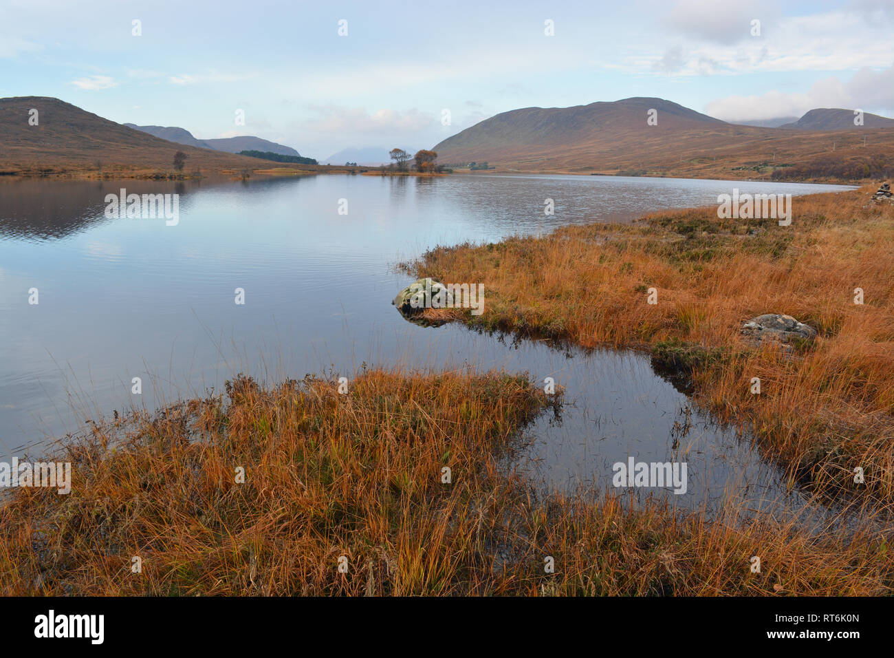 Loch Droma, Scottish Highlands Stock Photo