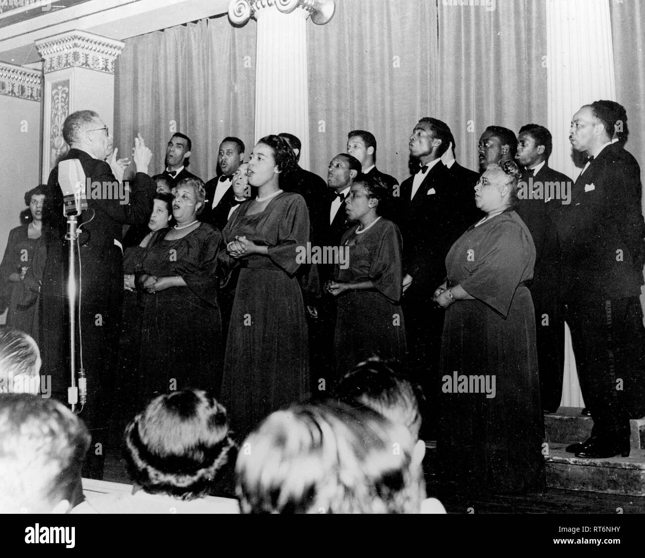 Original caption The Hall Johnson Choir gave a concert at the Vienna