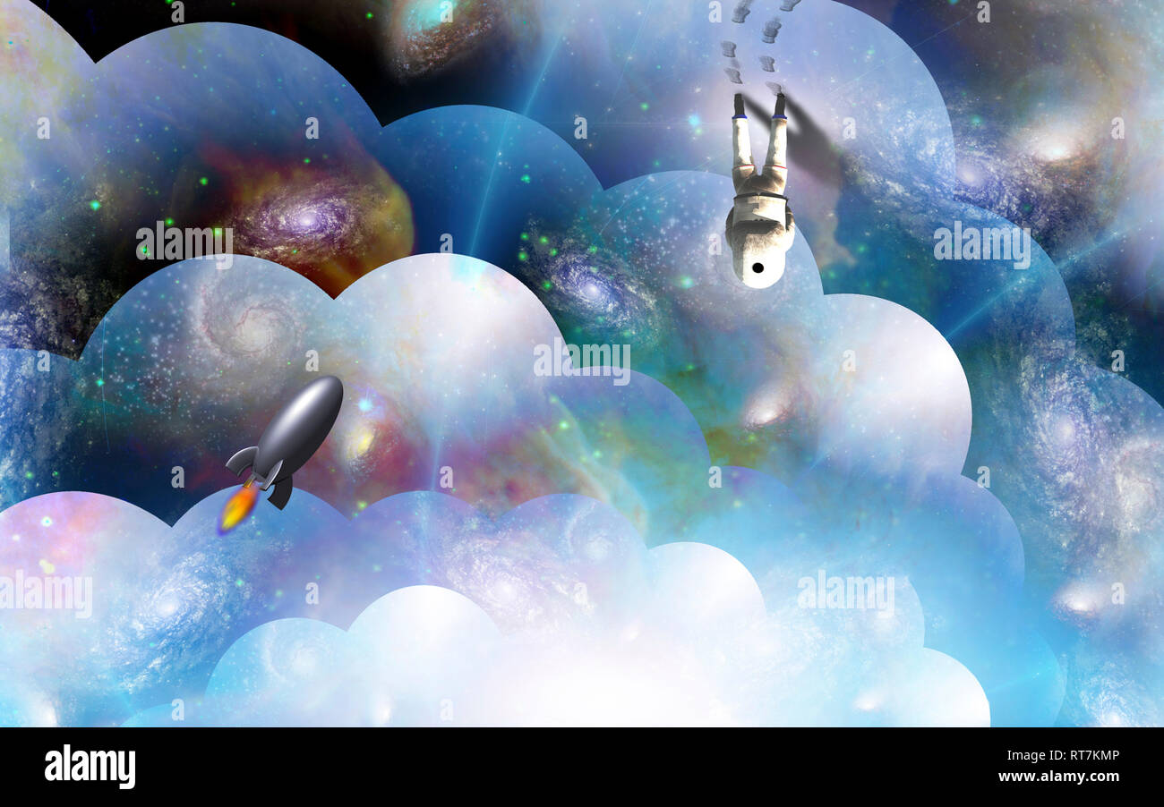 Rocks Spaceman Spaceman abstract art hi-res stock photography and images - Alamy