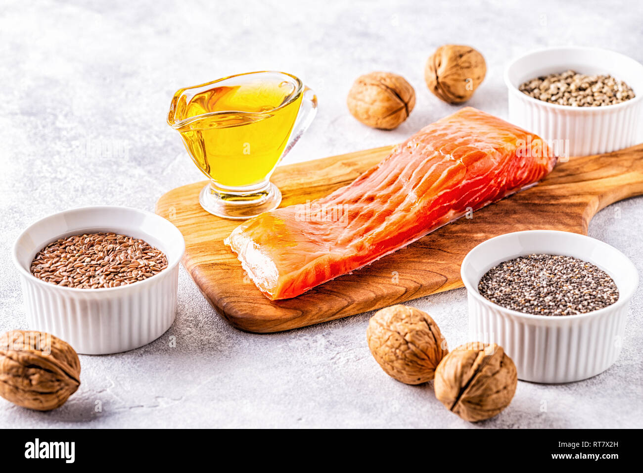 Flaxseed fish hires stock photography and images Alamy