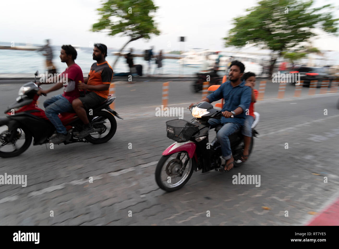 MALE, MALDIVES - FEBRUARY 16 2019 - Male is one of the smallest capital ...