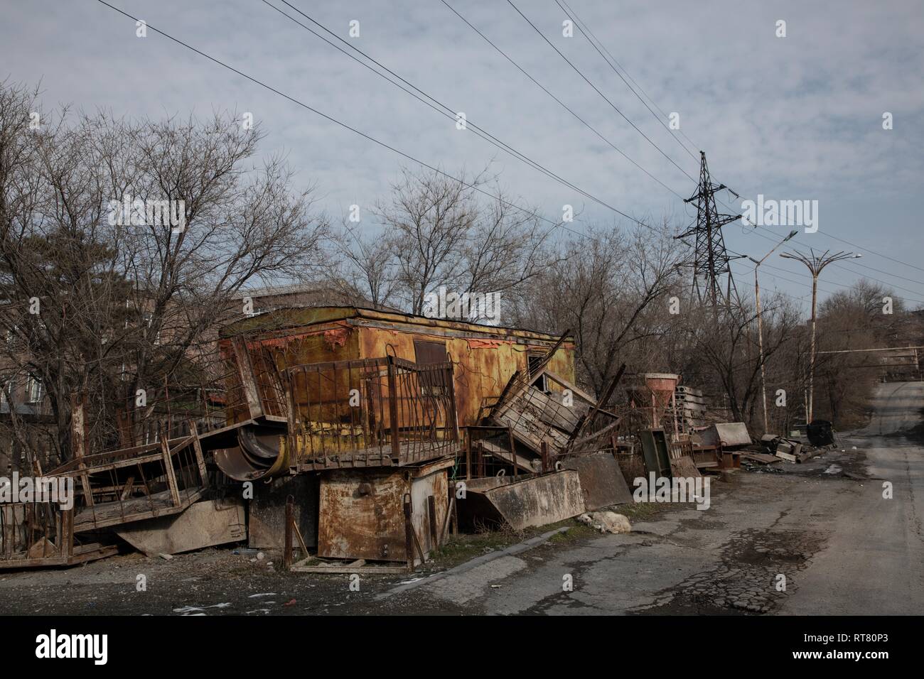 Old rusty train Stock Photo - Alamy