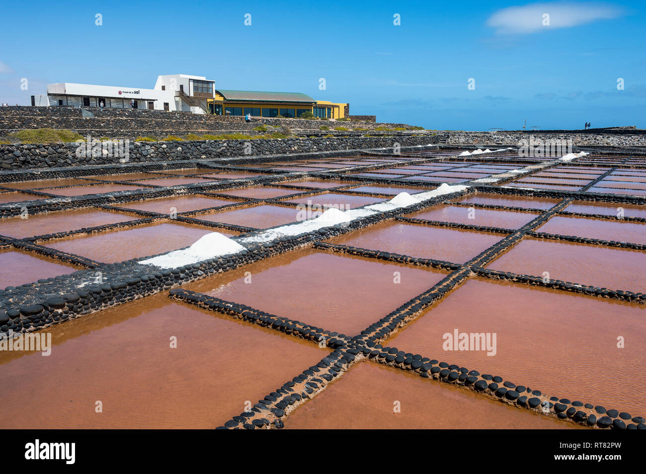 Spain, Canary Islands, Fuerteventura, Salinas del Carmen, salt museum Stock Photo