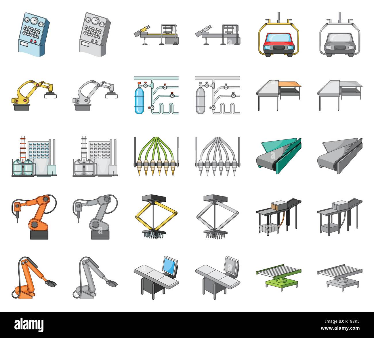 apparatus,assembly,automatic,capacity,cartoon,monochrom,collection ...