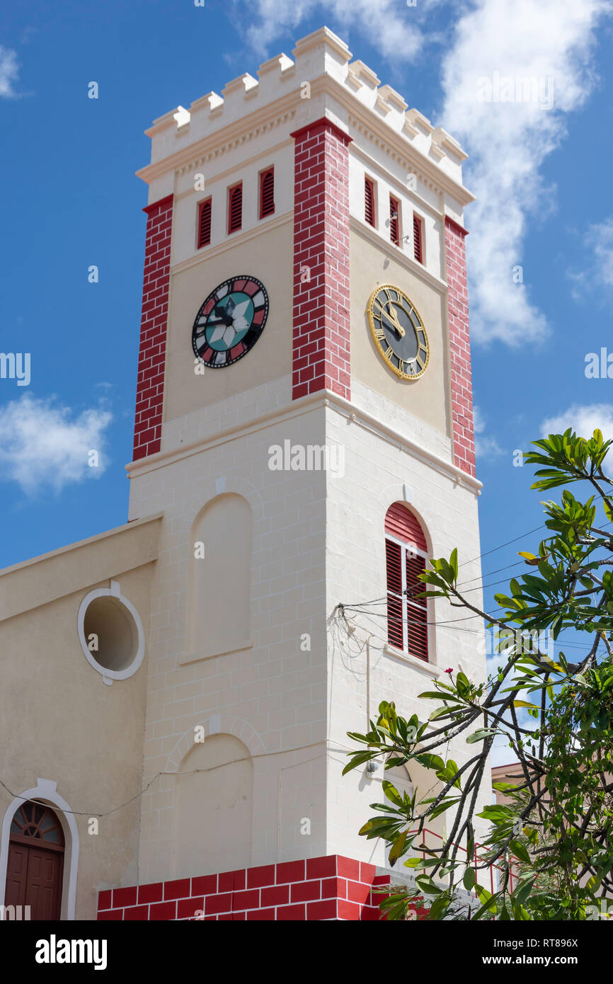 St.George’s Parish Church, Church Street, St.George’s, Grenada, Lesser Antilles, Caribbean Stock Photo