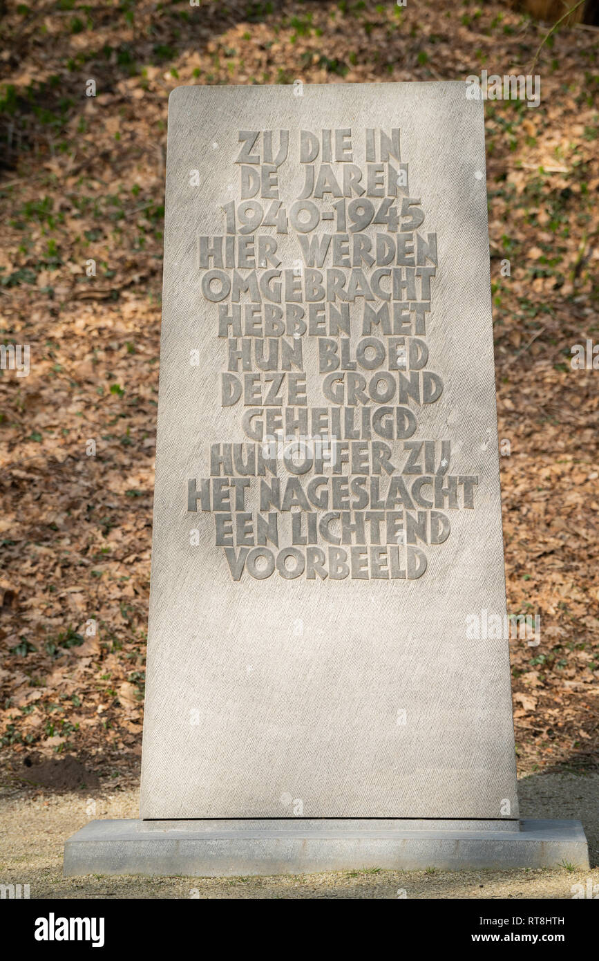 Formal Second World War Concentration camp Amersfoort, the Netherlands Stock Photo