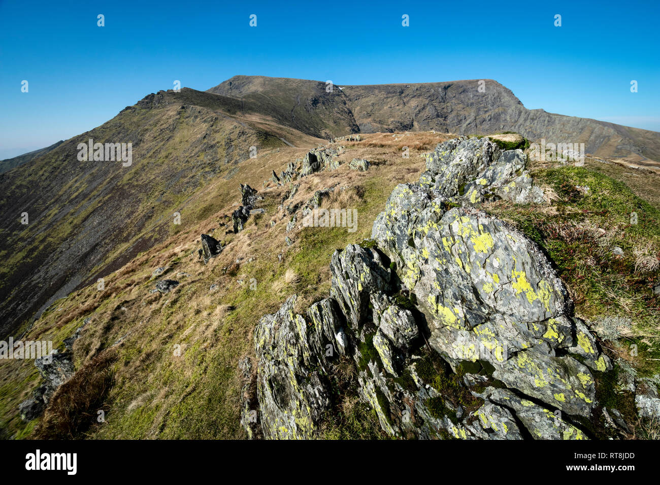 Blencathra aka Saddleback, Lake District Mountain Stock Photo Alamy