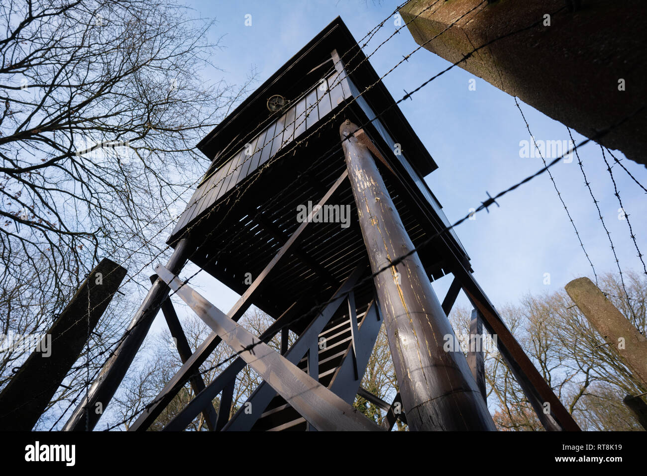 Formal Second World War Concentration camp Amersfoort, the Netherlands Stock Photo