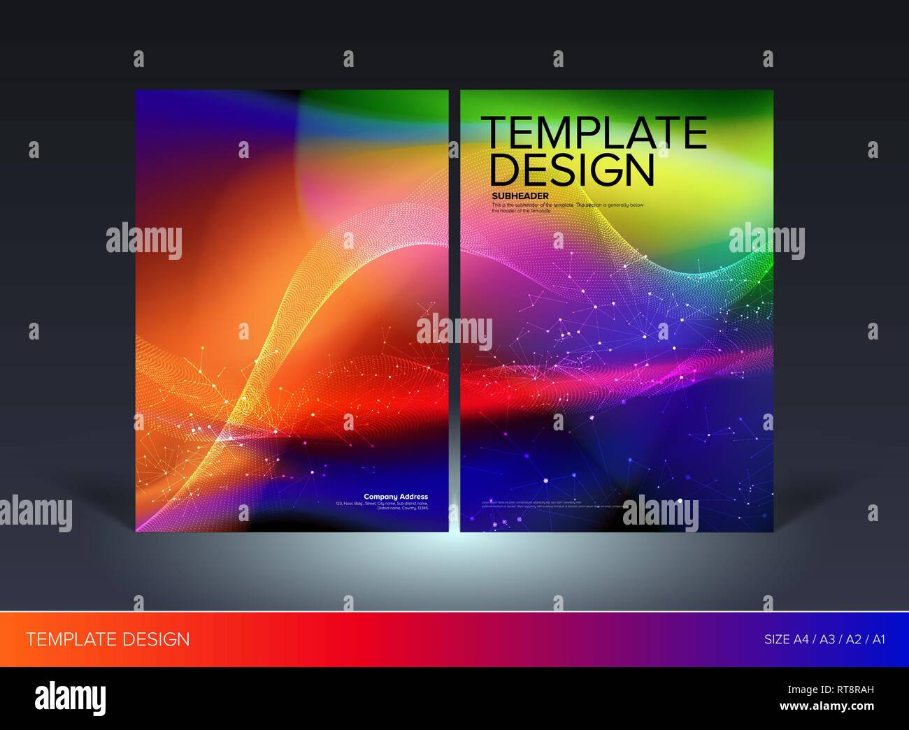 Abstract Template Design Stock Vector Image & Art - Alamy