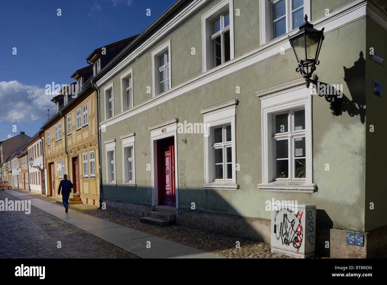 Poststraße 23, Baudenkmal, Altstadt, Old town, Neuruppin, Brandenburg, Deutschland Stock Photo