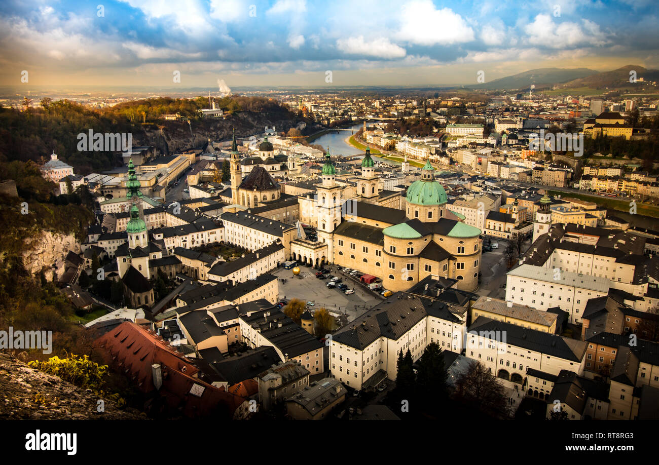 Salzburg downtown hi-res stock photography and images - Alamy