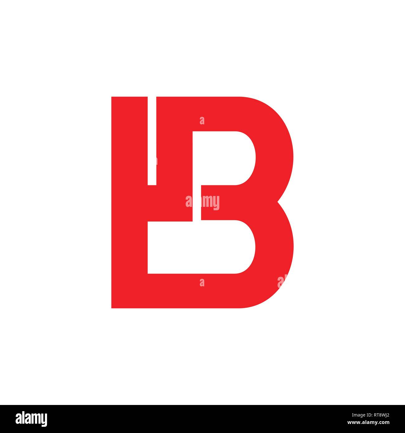 letters tb simple geometric line logo vector Stock Vector Image & Art ...