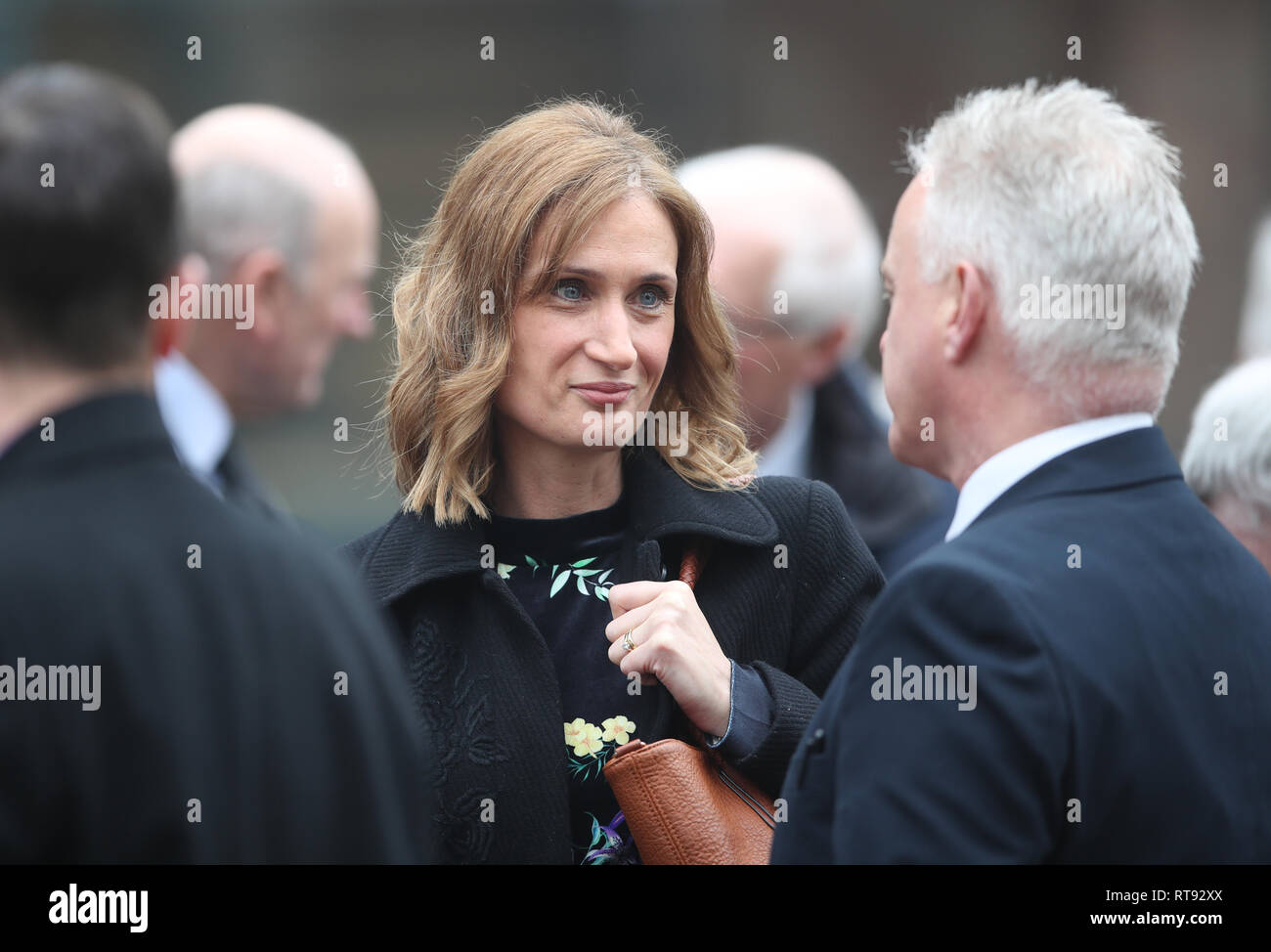 Annabel Tiffin at a memorial service for BBC presenter Dianne Oxberry at Manchester Cathedral. Stock Photo