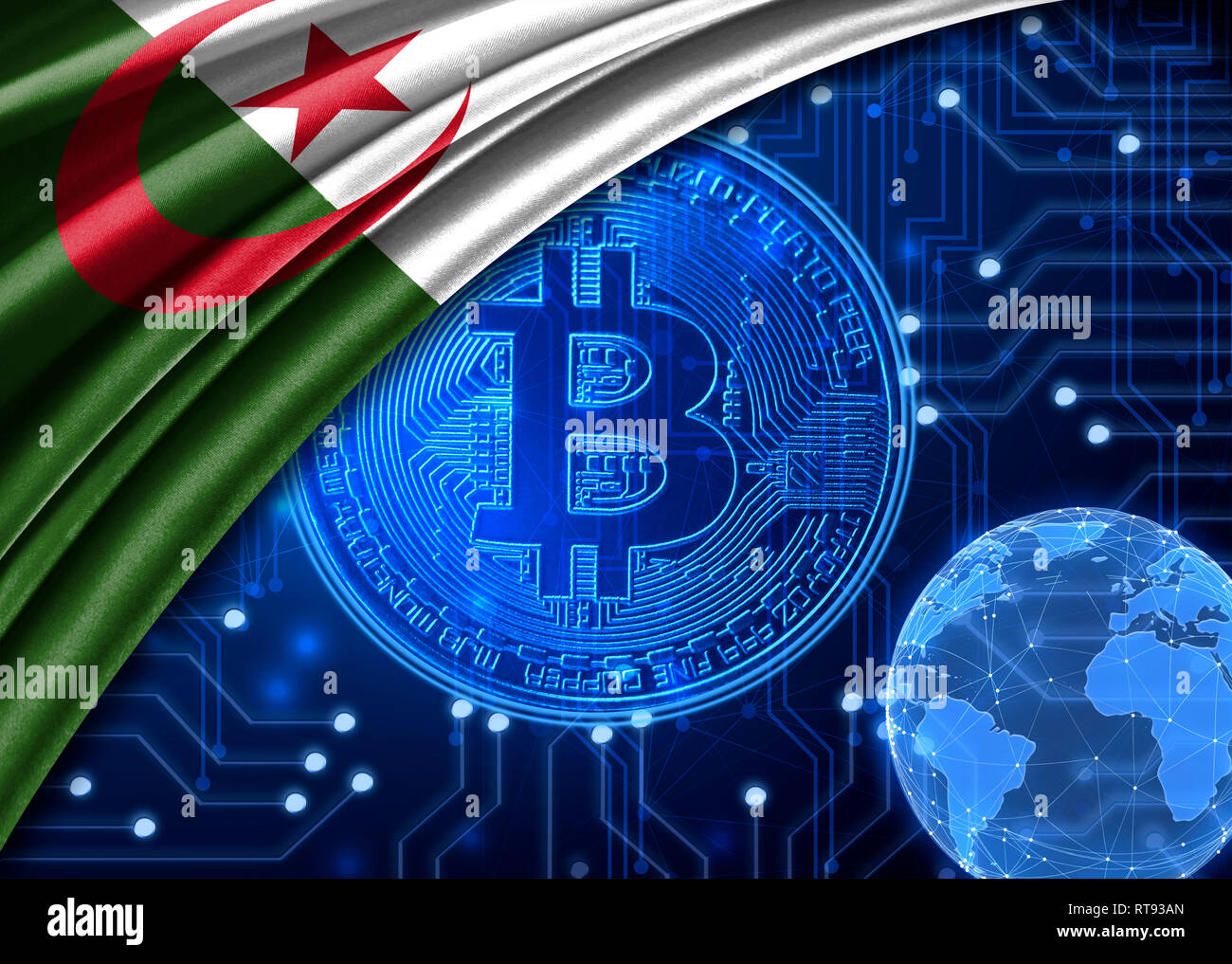 Algeria euro flag hires stock photography and images Alamy