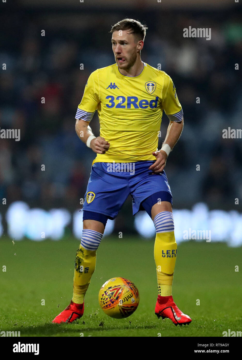 Leeds United's Barry Douglas Stock Photo - Alamy