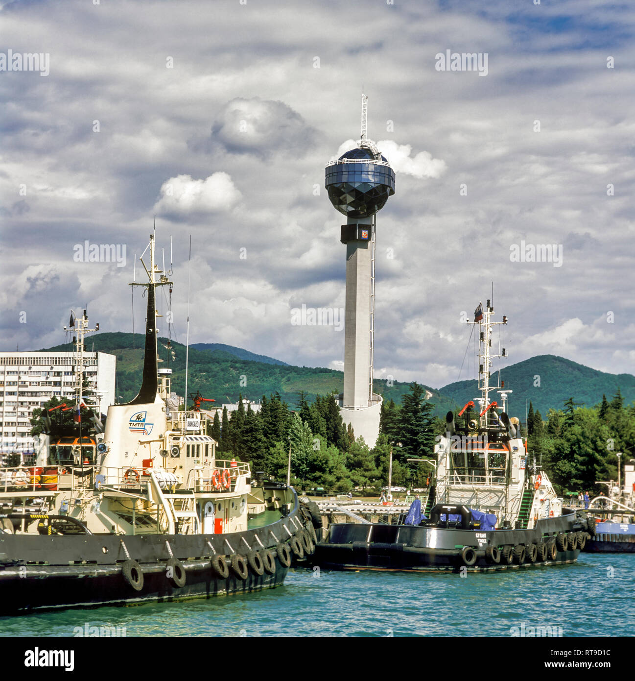 Port Tuapse. Russia Stock Photo