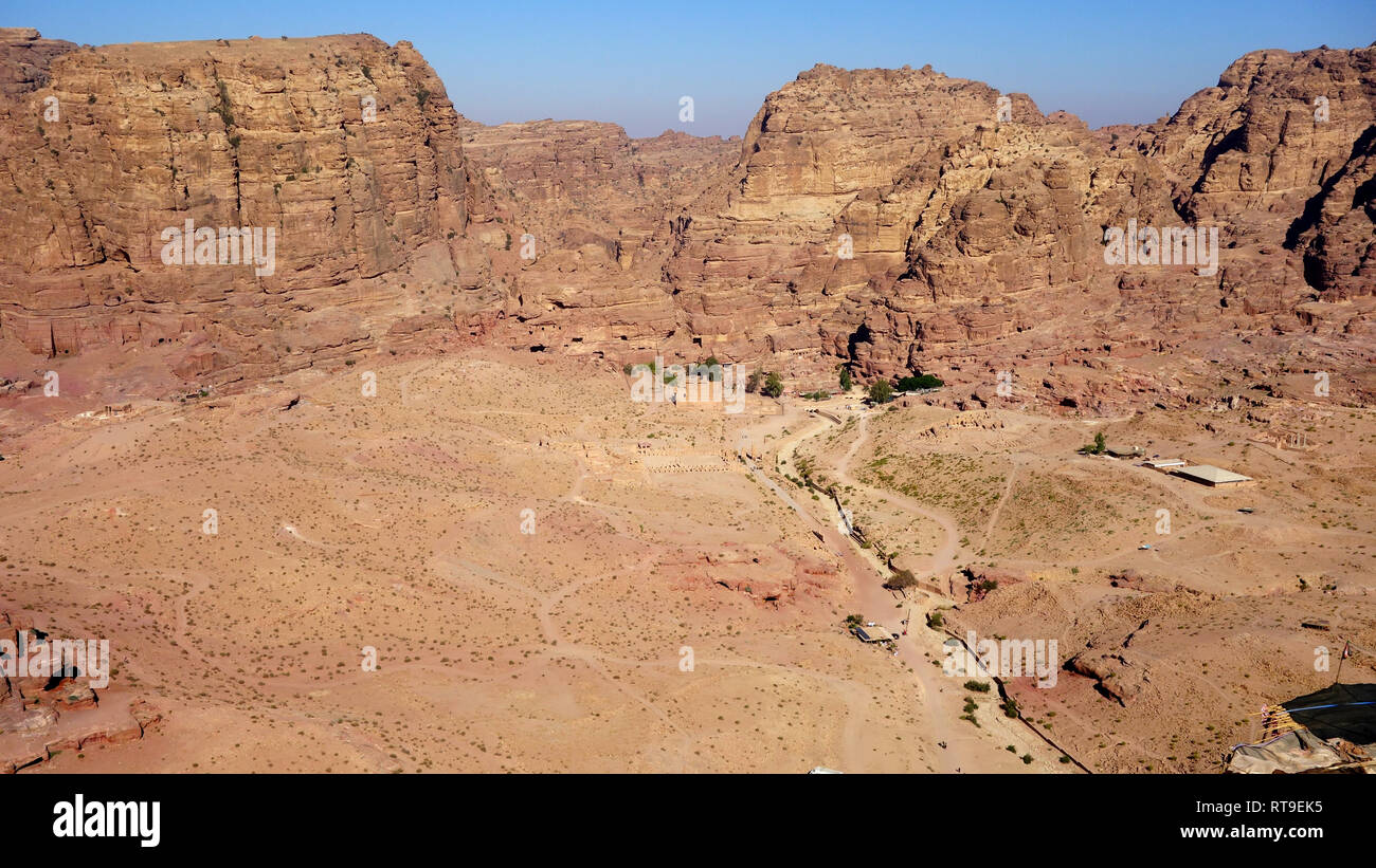 Petra in Jordan, Cave city Stock Photo - Alamy