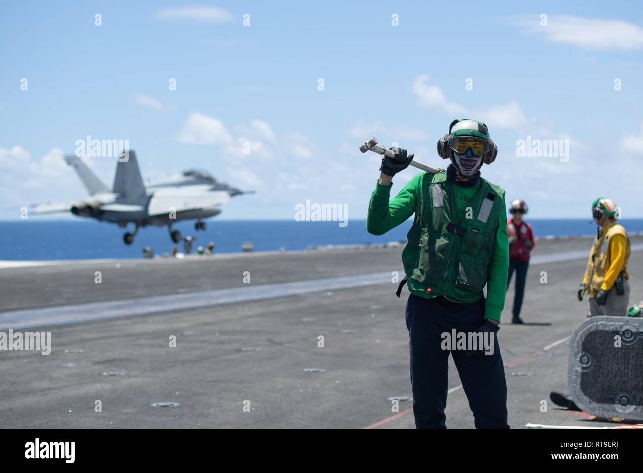 Aviation Boatswain’s Mate (Equipment) 3rd Class Layton Prado, from